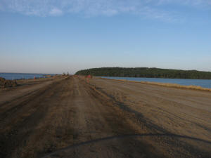 Road construction - Devil's Lake, ND