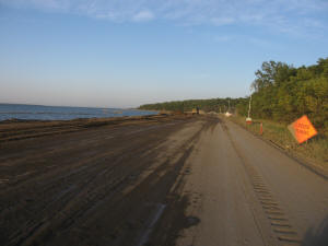 Road construction - Devil's Lake, ND