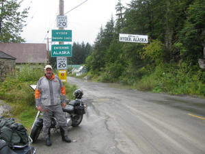 Bill - US/Canadian boarder, Hyder, AK