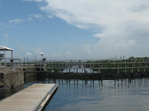 Lake Moultrie lock and Tail Race Canal