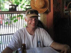 Drew at the Antigamente Restaurante & Bar