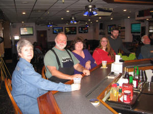 Wednesday night at Misty's (Nancy, Marion, Patti, Jolene, Brian, and Paul)