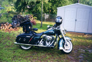 Marion's 2000 "green" Road King