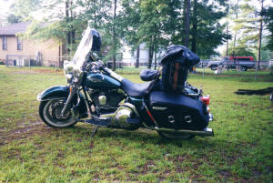 Marion's 2000 "green" Road King