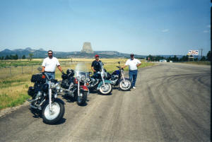 Bill, Mike, Marion, and Devil's Tower