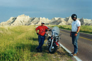 Craig and Bill in the Badlands of South Dakota