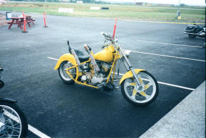 Clown Bike ridden by sliced T shirt wearing Clown from NC (of all places)