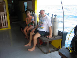 Janie and Marion on the Excalibur II