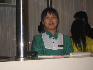 She has no cold beer